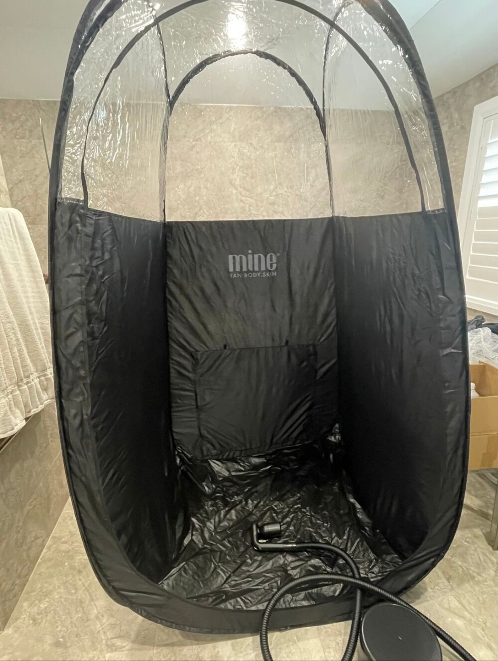 Tan.Tent - Black & 1/3 Clear